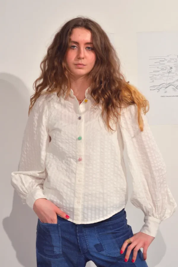 Erotokritos Tops & Shirts*Alia - Balloon Sleeve Shirt