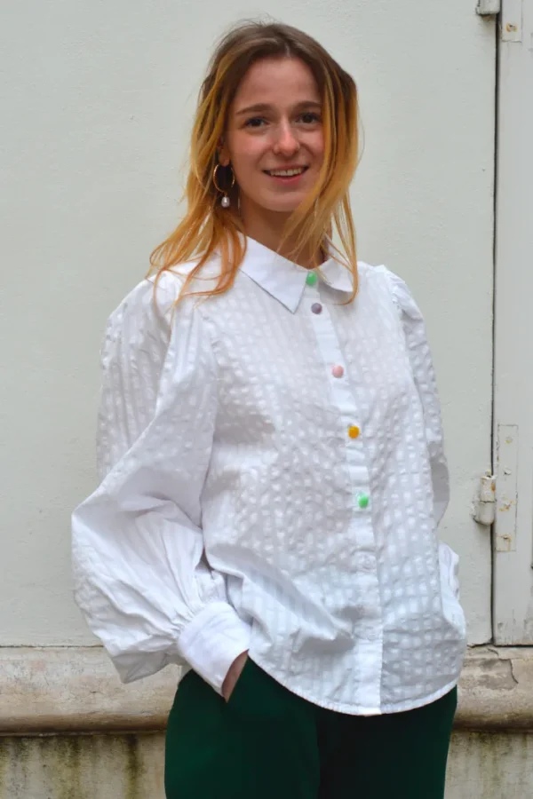 Erotokritos Tops & Shirts*Alia - Balloon Sleeve Shirt