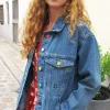 Erotokritos Coats & Jackets*Alyssa - Denim Jacket with multi color Buttons