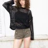 Erotokritos Knitwear | Tops & Shirts*Aneta-Sheer Oversize Knit Sweater