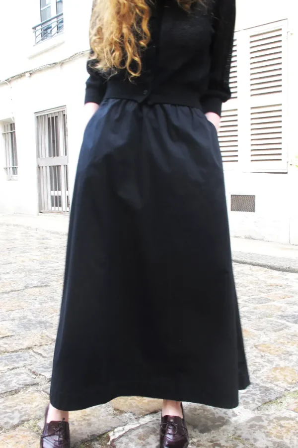 Erotokritos Bottoms*Anna Long Skirt with Pockets