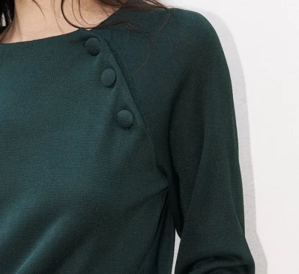 Erotokritos Knitwear | Tops & Shirts*Arya-Silk blend Sweater-Green