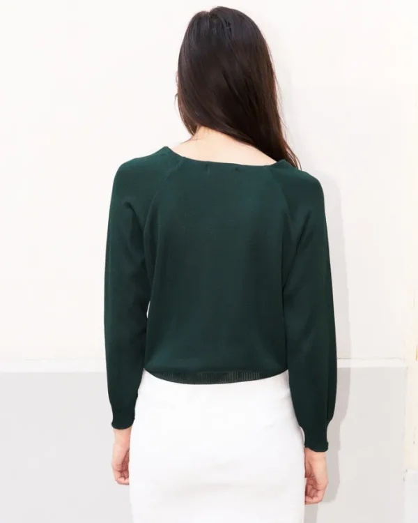 Erotokritos Knitwear | Tops & Shirts*Arya-Silk blend Sweater-Green