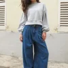 Erotokritos Bottoms*Avalon Blue Denim Pants