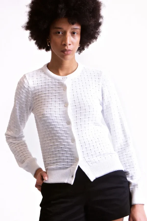 Erotokritos Knitwear | Coats & Jackets*Cardigan Reece White