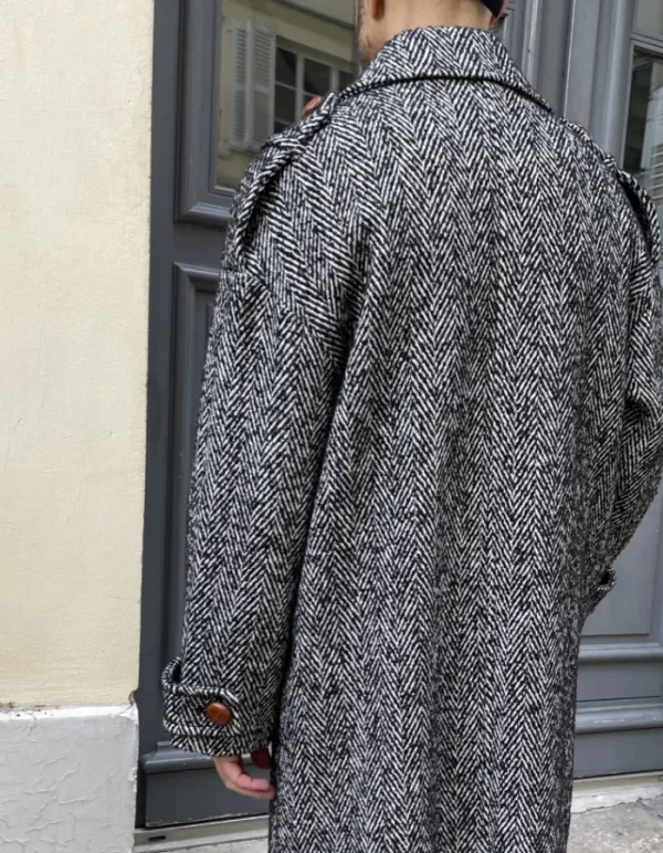 Erotokritos Coats & Jackets*Chad - Herringbone Loose Wool Coat