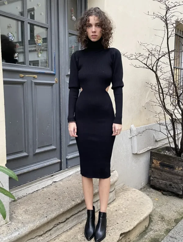 Erotokritos Knitwear | Dresses*Cordula-Body-Con Knitted Midi Dress