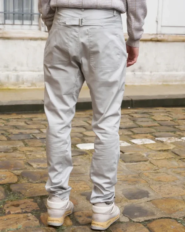 Erotokritos Bottoms*Dean-Work Wear Pants- Light Grey