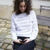 Erotokritos Knitwear | Tops & Shirts*Delia-Boat Neck Sweater-White