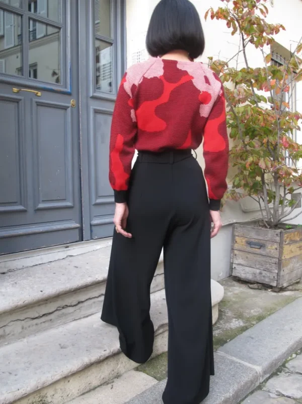 Erotokritos Bottoms*Dina-Crepe Palazzo Pants