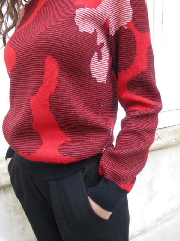 Erotokritos Knitwear | Tops & Shirts*Dotty Modern Art Sweater