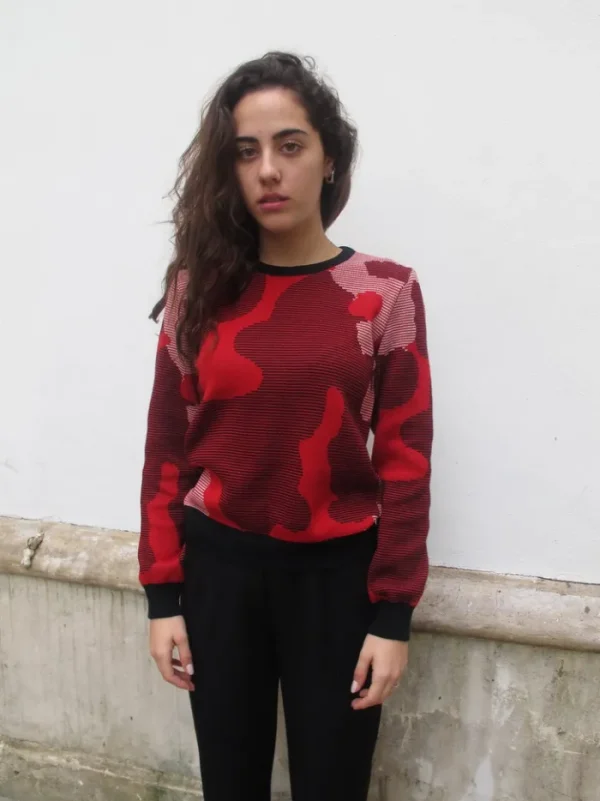 Erotokritos Knitwear | Tops & Shirts*Dotty Modern Art Sweater