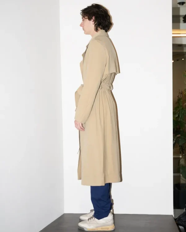 Erotokritos Coats & Jackets*Duncan - Long Soft Tailored Trench Coat - Beige