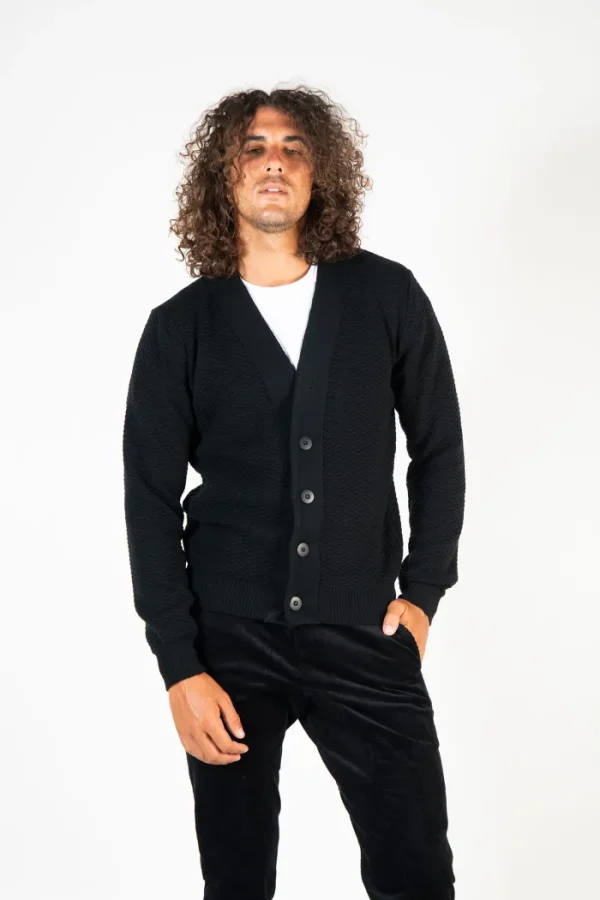 Erotokritos Knitwear | Coats & Jackets*Dyon Textured Vneck Cardigan