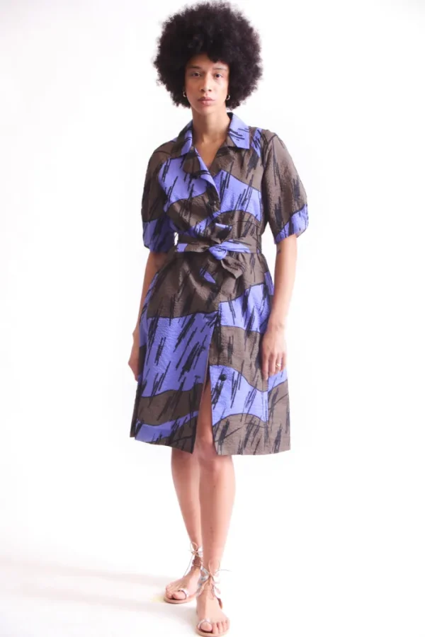 Erotokritos Dresses*Eilish Printed Shirt Dress