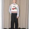 Erotokritos Knitwear | Tops & Shirts*Elijah - Soft Knit Vest with Cherries - M