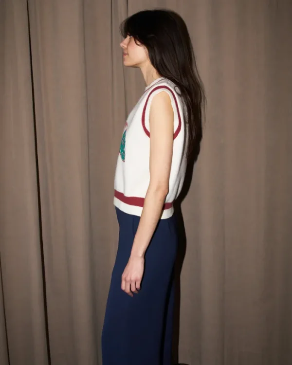 Erotokritos Knitwear | Tops & Shirts*Elijah - Soft Knit Vest with Cherries