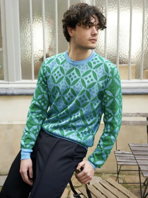 Erotokritos Knitwear | Tops & Shirts*Ely-Jacquard Flower Sweater