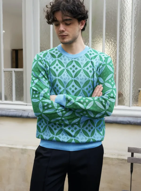 Erotokritos Knitwear | Tops & Shirts*Ely-Jacquard Flower Sweater