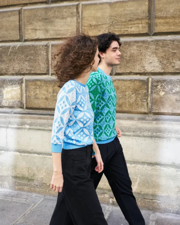 Erotokritos Knitwear | Tops & Shirts*Ely-Jacquard Flower Sweater