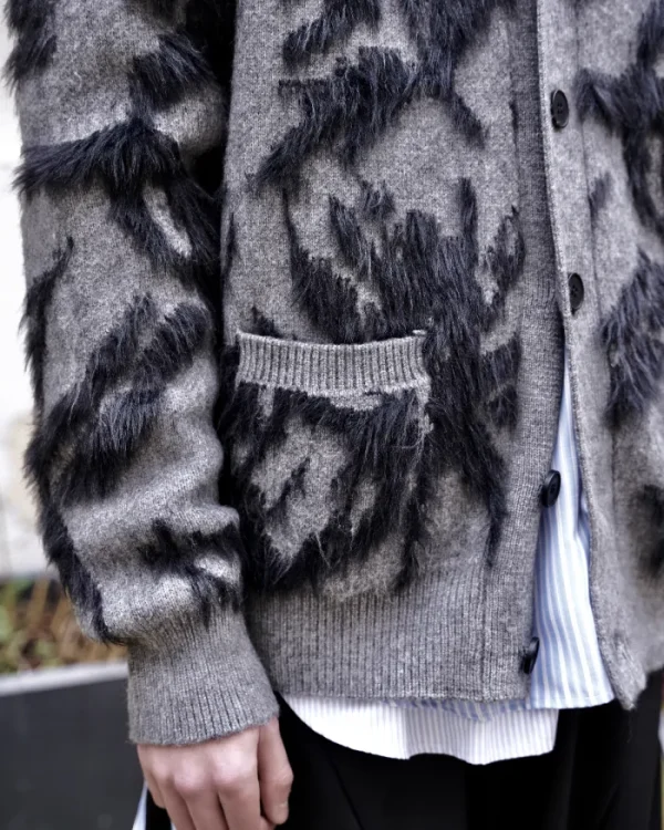 Erotokritos Knitwear | Coats & Jackets*Farel - Thick Textured Mohair Cardigan - B&G