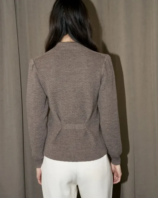 Erotokritos Knitwear | Coats & Jackets*Fawna - Tailored Knitted Blazer - Taupe