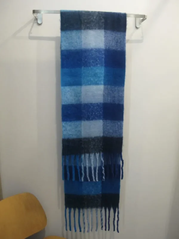 Erotokritos Scarves | Knitwear*Fluffy Blue large scarf-unisex