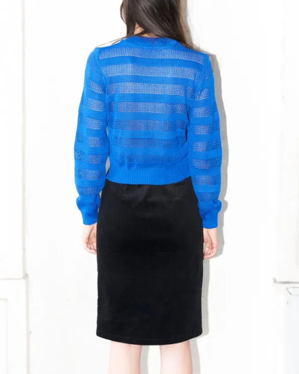 Erotokritos Knitwear | Tops & Shirts*Gemima Cropped Sweater-Blue