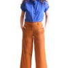 Erotokritos Bottoms*Hailey - Straight Leg Cotton Pants