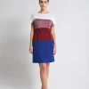 Erotokritos Knitwear | Dresses*Jany - Knitted Large Stripe Short Dress