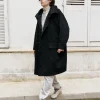 Erotokritos Coats & Jackets*Josh - Oversized Tailored High Collar Hooded Trench Coat