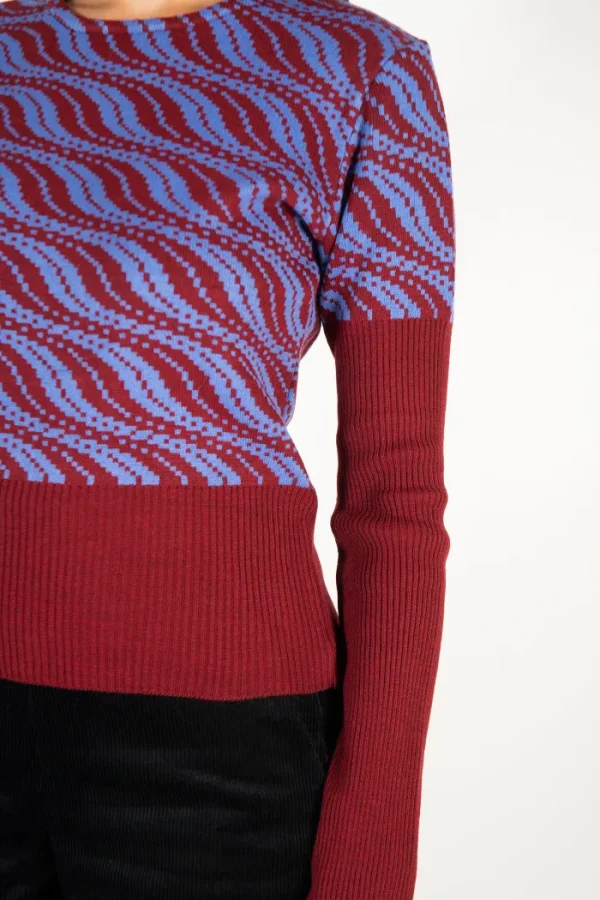 Erotokritos Knitwear | Tops & Shirts*Josia - Long Sleeve Jacquard Sweater