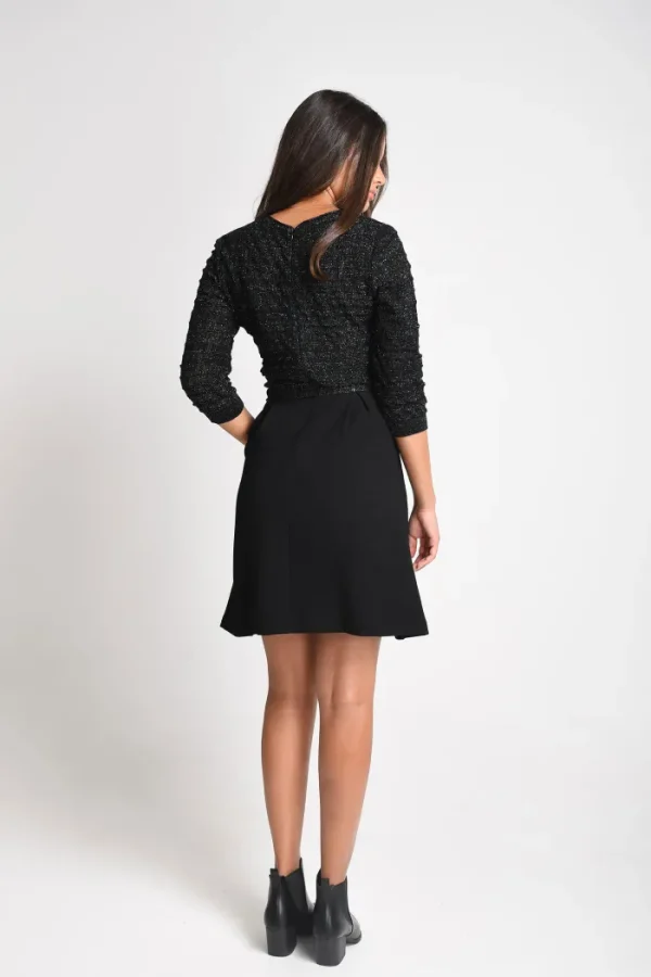 Erotokritos Knitwear | Dresses*Laora - Knit and Crepe Dress