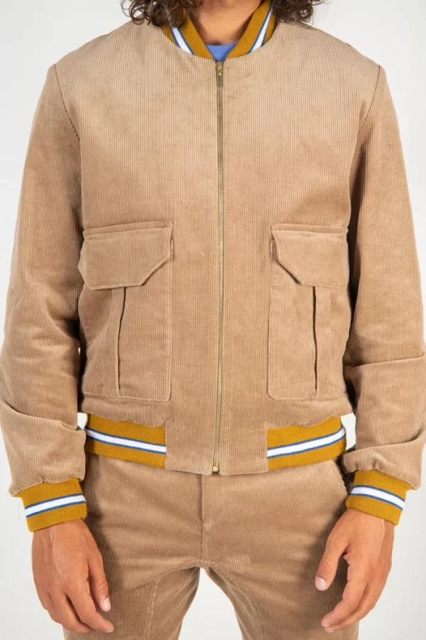 Erotokritos Coats & Jackets*Liam - Corduroy Bomber Jacket