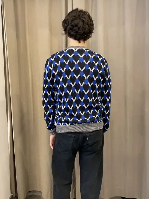 Erotokritos Knitwear | Tops & Shirts*Malko - Geometric Jacquard Sweater