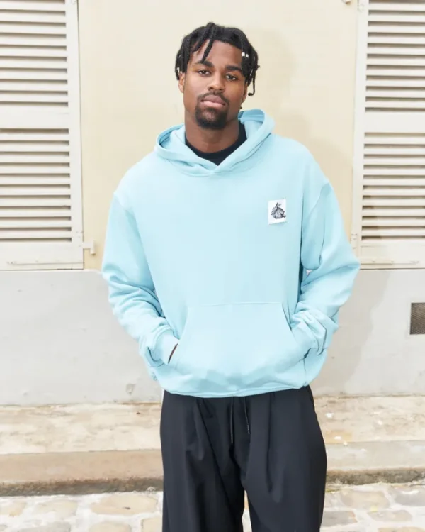 Erotokritos T-Shirts & Sweatshirts | Tops & Shirts*Nasty Cat-Oversize Fit Luxury Hoody-Pastel Blue