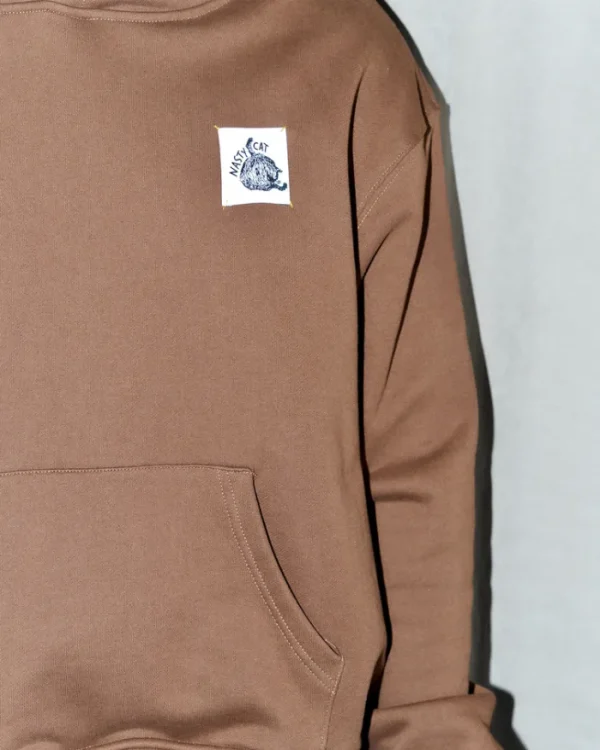 Erotokritos T-Shirts & Sweatshirts | Tops & Shirts*Nasty Cat-Oversize Fit Luxury Hoody-Brown