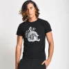 Erotokritos Tops & Shirts | T-Shirts & Sweatshirts*Nastycat M- T shirt printed with cat drawing-Black