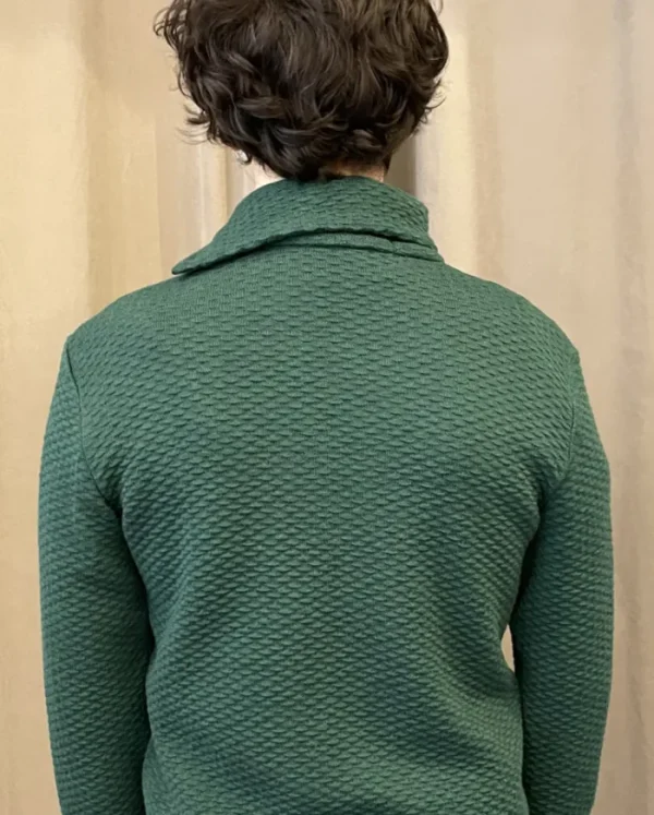 Erotokritos Knitwear | Tops & Shirts*Noa - Textured Turtle Neck Sweater - Green