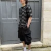 Erotokritos Bottoms*Roger - Oversized Faux Pockets Cargo Shorts