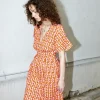 Erotokritos Dresses*Rose-Cotton Print Dress