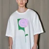 Erotokritos T-Shirts & Sweatshirts*Roze-Oversize Printed/Hand Painted T-Shirt