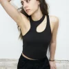 Erotokritos Tops & Shirts*Salli-Cropped Tank Top With Scoop Cut Outs