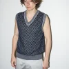 Erotokritos Knitwear | Tops & Shirts*Sandie - Jacquard Wave Knit Vest