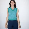 Erotokritos Knitwear | Tops & Shirts*Sandie - Jacquard Wave Knit Vest