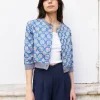 Erotokritos Coats & Jackets | Tops & Shirts*Selina - Embroidered Floral Pattern Crop Jacket