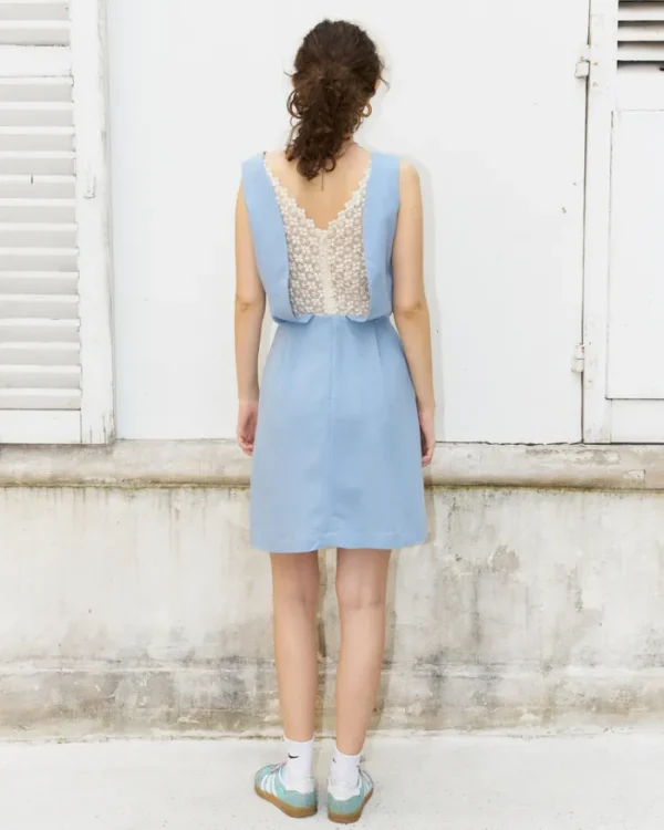 Erotokritos Dresses*Sibylle-Lace Back Tailored Cocktail Dress