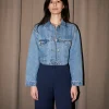 Erotokritos Coats & Jackets | Tops & Shirts*Stormy - Blue Denim Crop Jacket