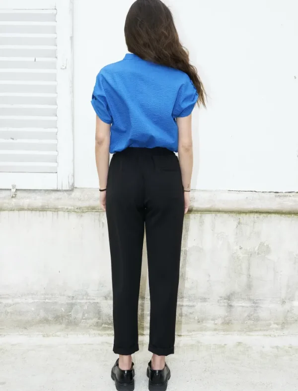 Erotokritos Bottoms*Vickie-Tailored Cropped Soft Pants