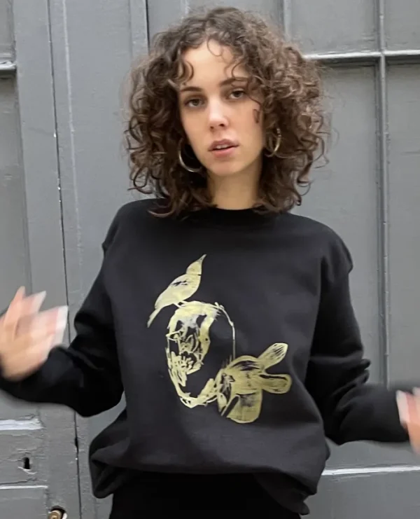 Erotokritos Tops & Shirts*Will-Printed Metallic paint Sweat Shirt